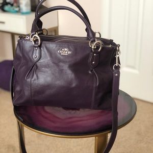 Coach Plum Carryall Collette Purse